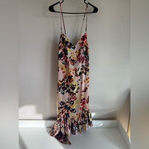 Topshop Multicolor Floral Midi Dress
